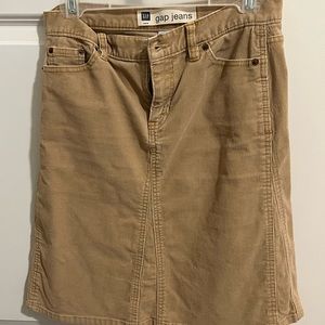 Corduroy brown skirt